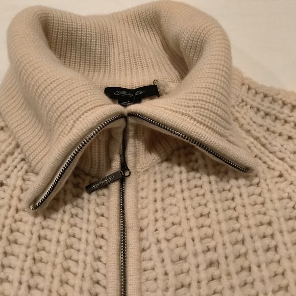 Christopher Pischer wool/cashmere cream cardigan sweater size S - Picture 3 of 8
